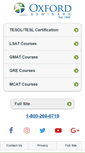 Mobile Screenshot of oxfordseminars.ca